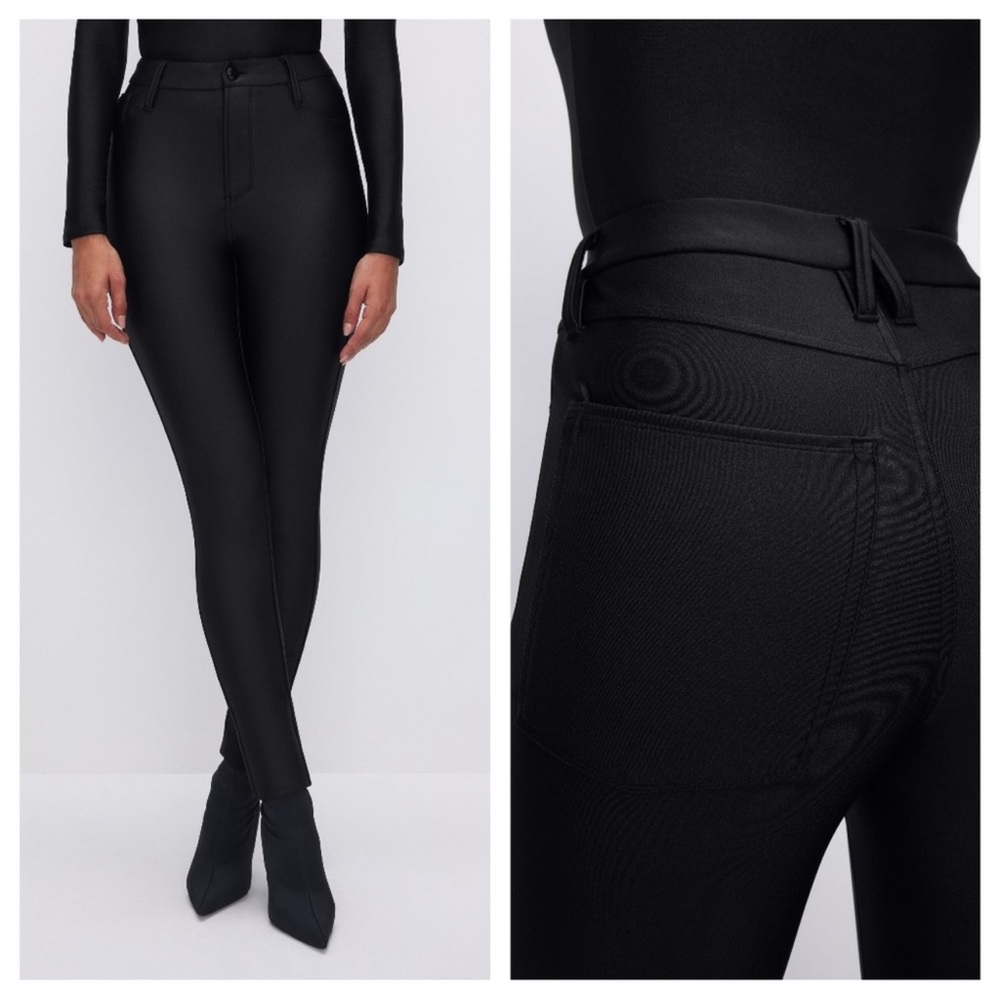 Good American • Good Waist High Shine Compression Leggings
